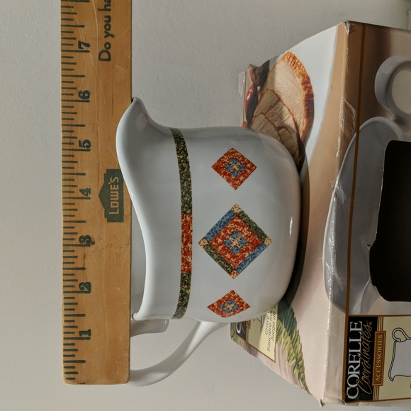 CORELL COORDINATES GRAVY BOAT SET SAND ART - Picture 5 of 7